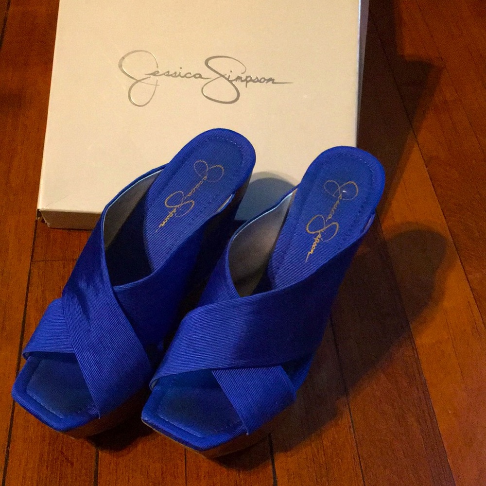 Jessica Simpson Wedge Sandals Size 7.5